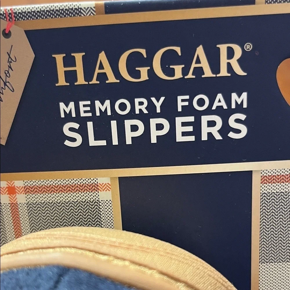 Haggar Men's Plaid Comfort Slippers